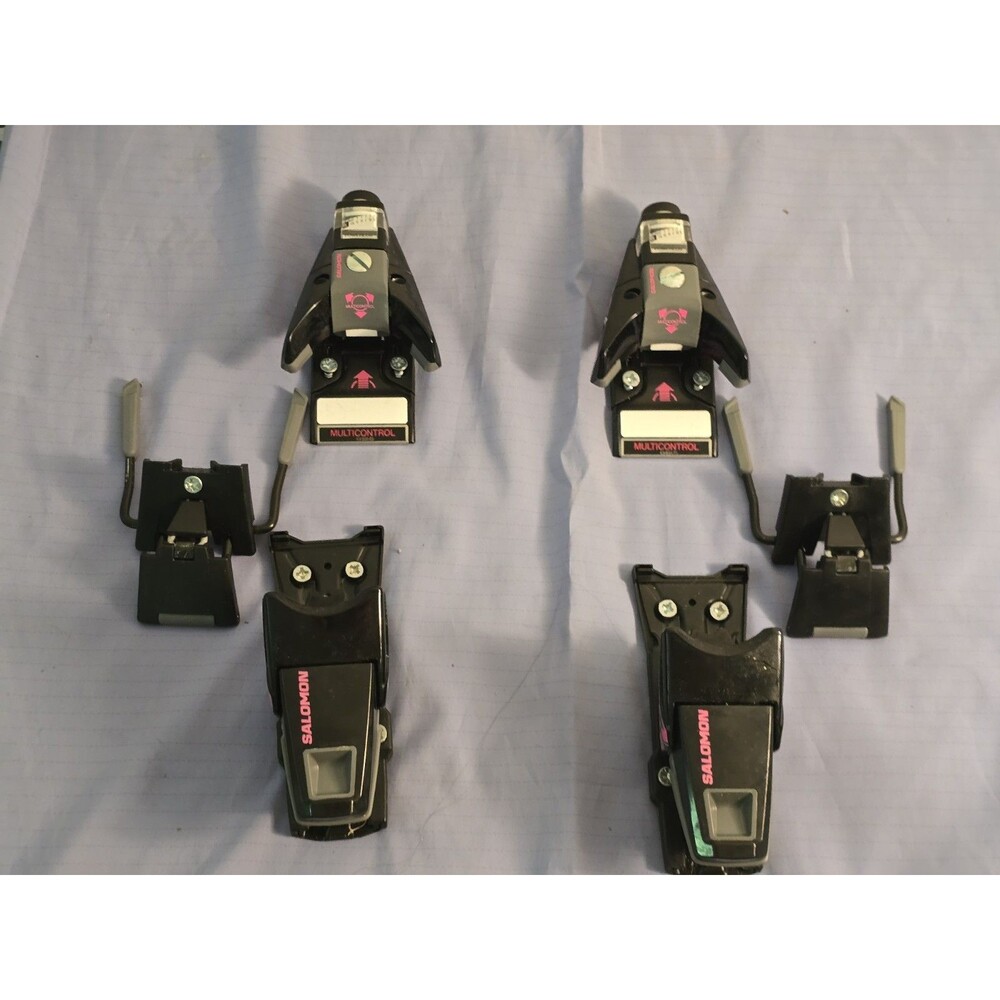 Vintage 1991 Salomon 957 Composite Multicontrol Ski Bindings NOS New Unmounted